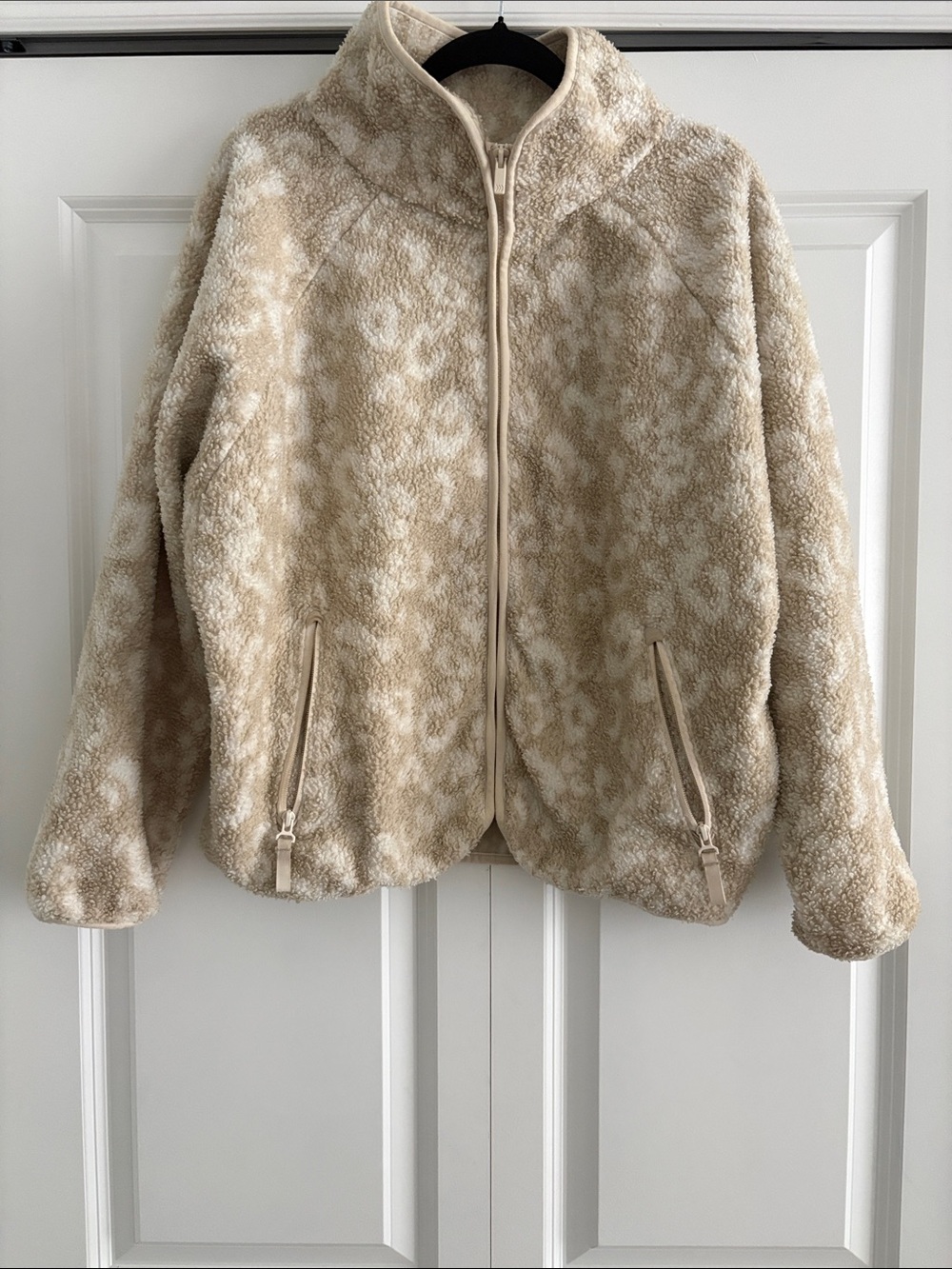 All in Motion Women's Sherpa Cropped Jacket Size M - Picture 13 of 17